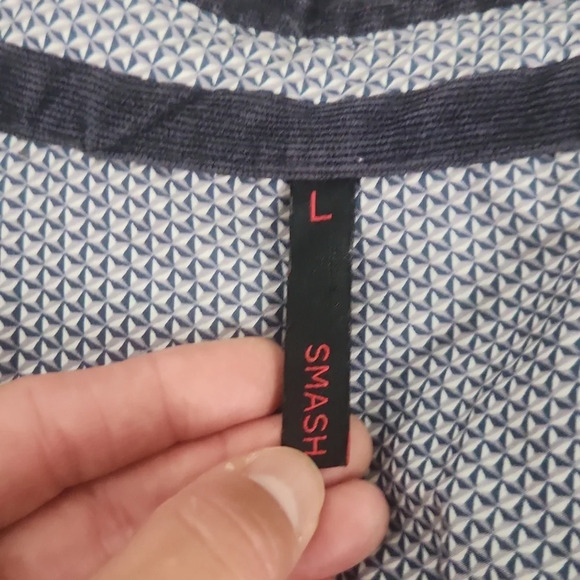 Navy Mens Corduroy Jacket size LARGE - Picture 8 of 15